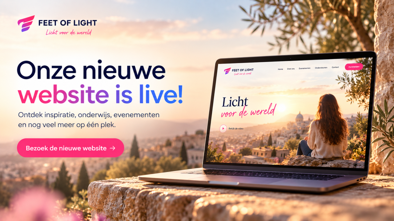 Nieuwe website van Feet of Light
